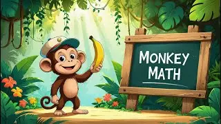 Monkey Math for Kids | Learn Math with Bananas & Friends! 🐒🍌