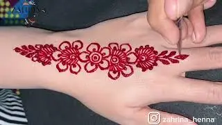 Tutorial Henna Floral, Mehndi Design Easy 2026