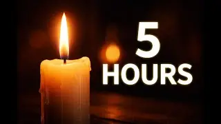 Candle Flame 5 Hours | Relaxing Ambience for Focus, Calm & Sleep