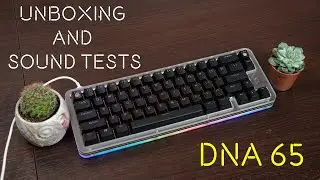 DNA 65 - Yellow Red, Black, Blue, Brown, switches - Unboxing and sound tests