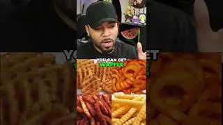 Fries Tier List: Ranking the Best! (Waffle, Curly, & More) #shorts