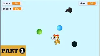 Кот-ниндзя (ловля фруктов) &mdash; Scratch Projects &mdash; часть 01
