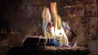 Lighting up my fireplace 1
