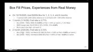 EN.114 Tips for Placing Short Box Orders Based on Real-Money Trades