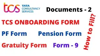 Как заполнить форму приема на работу в TCS в 2022 году | Документы TCS - 2 | Форма для пенсионных...