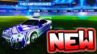 USING THE NEW BEST DLC CAR!! ( GTR Ranked Rocket League )