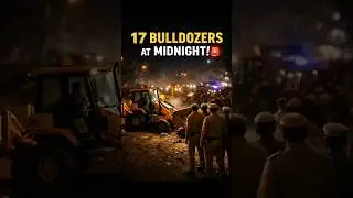 Delhi Turkman Gate: 17 Bulldozers ne aadhi raat ko kya kiya? 😱 #Shorts #News