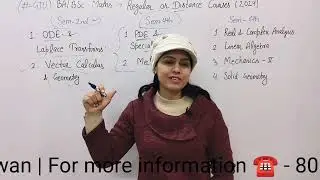 #gju | Even Sem (2nd, 4th & 6th) Syllabus | BA/BSc online maths courses| Guru jambheshwar University