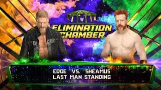 Edge vs Sheamus | Elimination Chamber Match | Last Man Standing 🔥 #reels #wwe2k23 #edge #sheamus 