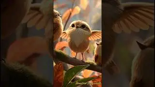 Never Give Up | Little Bird Story #story #shorts #ai #moralstories #motivation #birds #viral
