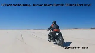 Racing the Salt Flats: Colesy & Fletch's Epic Harley Run at 2025 Dry Lakes! | Setbacks & Speed!