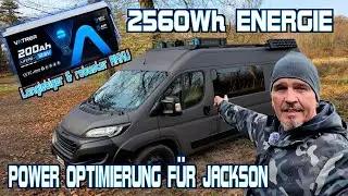 Vatrer + 12V 200Ah Self-Heating Optimierung f&uuml;r Camper Jackson endlich genug Strom @Vatrer