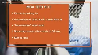 MOA opens drive-thru COVID-19 rapid test site