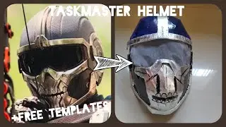CARDBOARD Taskmaster mask with free templates | AAVISHKAR !!!