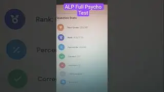 ALP Psycho Full Test:-12 Kautilya Classes || Full Psycho Test #rrb #alp #psychotest