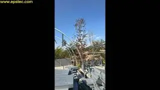 How to install the inner steel frame structure for EPS dome house