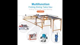 MJ09BRR mini sliding table panel saw installation vedio