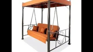 Hampton Bay Patio Swing Cushions, Seat Support and Canopy Fabric Replacement