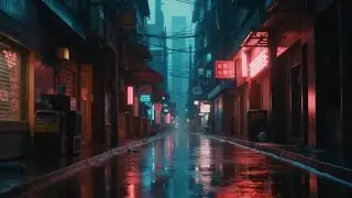 Винтажная Япония 🇯🇵 Lofi 80-90-х и Дождь Сибуя (Атмосфера для Релакса и Учебы) 🎧🌃