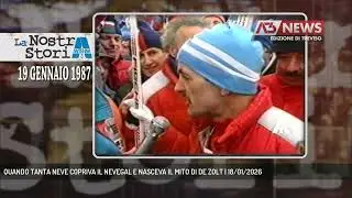 QUANDO TANTA NEVE COPRIVA IL NEVEGAL E NASCEVA IL MITO DI DE ZOLT | 18/01/2026