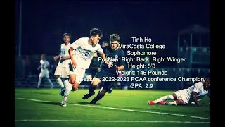 Tinh Ho - Right Back - 2022-2023 Season ( Pacific Coast Conference Champion). MiraCosta College.
