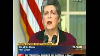Hurricane Irene - 2011-08-28 - Federal Government Response