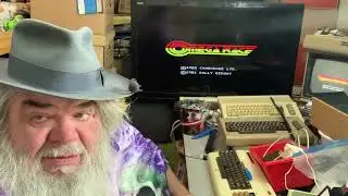 Commodore Vic-20 Testing A Microphone Strange Sounds Be Gone Omega Race 64 C-64 C64 - Episode 3174
