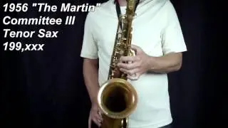 1956 The Martin Committee III tenor Sax 199xxx