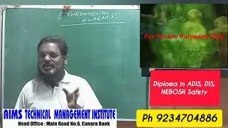 What is the Environmental Safety| How to Learn Diploma in Fire Safety| Join Nebosh igc Safety@Aims