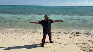 SHORIN RYU KARATE KYOSHI ANTHONY FERGUSON 8TH DAN PERFORM KATA WANKAN IN FREEPORT, BAHAMAS