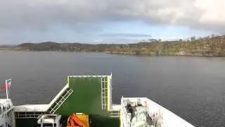 Caledonian MacBrayne MV Loch Seaforth leaving Stornoway Ferry Terminal