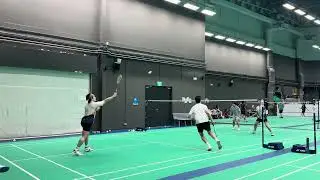 Badminton - Joronn/Aug VS Melson/Andon