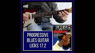 Blues Guitar Lick 17.2 - Progressive Blues Guitar Licks - Open E Blues Scale