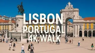 Lisbon Daytime Walk 4K &ndash; Peaceful European Atmosphere & Real Urban Ambience