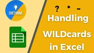 How to use Wildcards within COUNTIF function in Excel #wildcards #excel, #functions