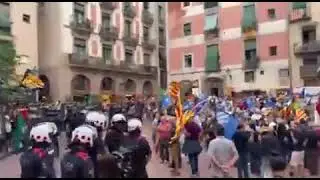 Pelea en el Fossar de les Moreres