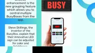 LED Do No Disturb Sign For Home Studios | Google Calendar & Siri Integration