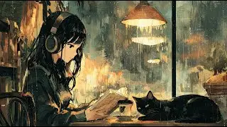 Rain Cafe ☕🌧️ Focus Loop (No Vocals) #04 | Chill Focus Music for Reading