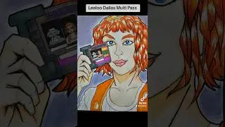 Inktober 2024 Day 7: Passport Leeloo Dallas Multi Pass #drawing #leeloo #fifthelement #millajovovich