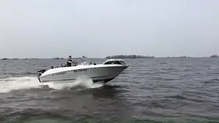 wedstrijdje tegen een sloep hard varen Vlog. #04