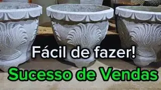 🔥 VASO DE CIMENTO PETECA – TODO MUNDO QUER FAZER DEPOIS QUE VÊ!