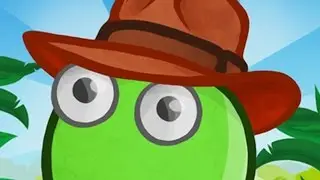 Приключение зеленого шарика - Bubble Blast Adventure