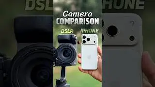 iPhone 17 Pro vs DSLR Camera 📸 Camera Comparison! #shorts #iphone #camera