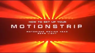 How To Set Up Your Rockville MOTIONSTRIP Motorized Moving Head RGBW Color Strip Wash/Beam Light Bar