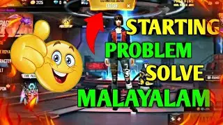 Free fire starting problem solve Malayalam 100% WARKING