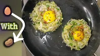 Just add Egg with Potato ! 😲Simple & Easy   #breakfastrecipe #potatorecipes #eggrecipe #viralrecipe 