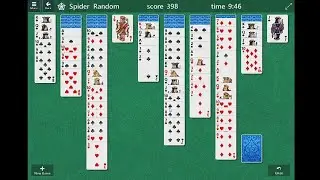 spider solitaire gameplay walkthrough for suits difficult