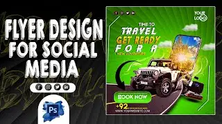 social media post design photoshop for Freepik / photoshop tutorial /photoshop tutorial for beginner