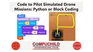 Obstacle Course Drone Flying with Coding: STEM Course from COMPUCHILD