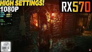 The Witcher 2 RX 570 - 1080p 900p 720p High,